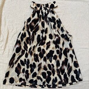 Leopard Print Halter Top